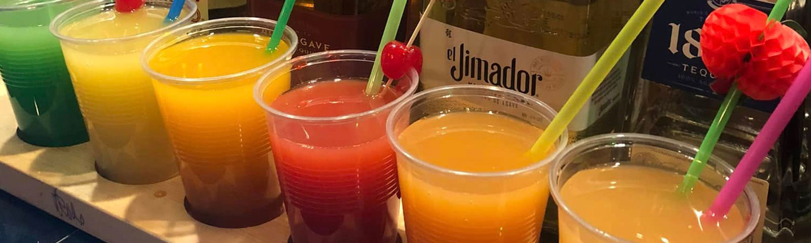Row Of Drinks